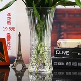 大号富贵竹花瓶玻璃现代简约透明水培花器居家客厅摆件批发插花瓶
