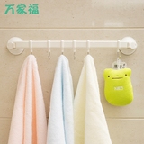 日本KM厨房挂钩壁挂浴室墙角吸盘挂架创意强力承重衣帽挂毛巾架