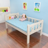 新款实木儿童床带护栏小床男孩女孩幼儿床小孩单人床个性床拼接床