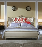 美式乡村全实木床法式新古典双人床雕花公主床婚床欧式卧室家具