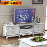 欧式电视柜实木客厅卧室地柜简约法式电视机柜组合雕花后现代家具