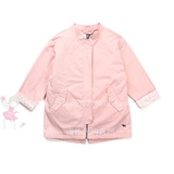 BLUEDOG 韩国专柜正品代购直邮女童装风衣外套中大儿童两件套春装