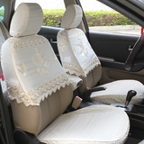 2016新款高档刺绣棉布座椅套半包 专用汽车座套 夏季坐垫套 定制