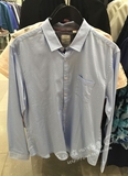 SELECTED/思莱德专柜代购时尚蓝色印花修身款男长袖衬衫415105029