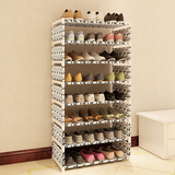 鞋架防尘多层收纳柜组装简易鞋柜简约现代不锈钢鞋架特价经济型