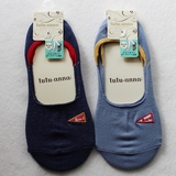 日本专柜tutuanna2016春款新品船袜 豆豆袜浅口袜后跟防滑脱设计