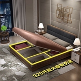 板式床 双人床简约现代1.5米/1.8米高箱储物收纳地暖床 成套家具