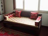定做仿古中式红木家具坐垫罗汉床坐垫贵妃榻红木沙发坐垫方枕抱枕