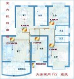 家用中央空调 Daikin/大金 FJDP-Q(P)VC super VRV3 12匹外机系统