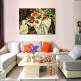 油画水果客厅沙发背景墙无框装饰画餐厅欧式单联挂画壁画墙画