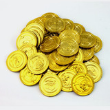 100枚海盗假金币玩具钱币游戏币筹码银币硬抽奖活动道具装饰用品