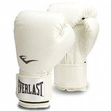 EVERLAST12盅丝普通型拳击手套泰拳训练拳套白色沙袋拳套