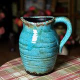 推荐 北欧地中海复古家居装饰品客厅卧室摆件 阿尼尔陶瓷花瓶