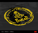 达喀尔30年冒险之旅  S053 DAKAR 美国进口反光膜制作汽车贴纸