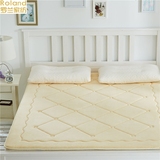 罗兰家纺纯天然乳胶床垫褥可折叠夏季透气薄床垫单双人1.8米1.5m