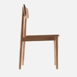 设计北欧日式简约餐椅休闲椅咖啡椅红橡木黑胡桃实木榫卯 | 静研