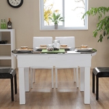 巴克比克 简约现代板式客厅家具带电磁炉可伸缩餐桌椅自由组合