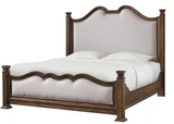 美式英伦工业风双人单人床1.5/1.8米大床实木橡木做旧卧室小户型