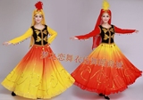 女儿童新疆舞蹈演出服装维族民族舞台服装新疆开场舞大摆裙新疆服