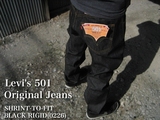 四季出品 美国代购 Levi's 501xx stf 00501-0226 男款黑色牛仔裤