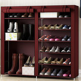 多功能鞋架靴子架创意牢固鞋架防尘收纳房间置物架拖鞋柜储物柜子