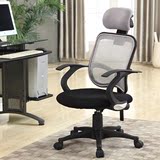 生活诚品 电脑椅子 办公椅 家用转椅 灰色靠背DNY6262