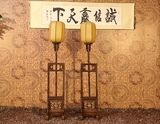 中国古代宫灯笼实木雕花仿古家具中国风灯罩中式灯架落地灯复古灯