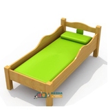 新品单人床 环保原木活动床 幼儿园早教儿童床午休睡床专用床