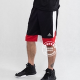 adidas篮球训练短裤 2016夏新款男子宽松运动休闲五分裤AX7960