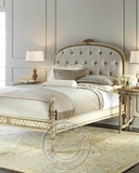 美式实木复古做旧实木奢华公主床 婚床 法式美式儿童床 欧式床