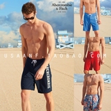 美国abercrombie fitch正品AF 男16新性感速干泳裤及膝沙滩裤短裤