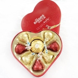 结婚喜糖8粒12粒7+1成品10+1好时巧克力回礼盒喜糖欧式心形中式盒