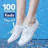 KEDS帆布鞋女 美国正品代购 春夏冠军经典女系带文艺纯色系列休闲