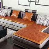 新款夏季沙发垫 麻将凉席坐垫 夏天欧式防滑红木布艺沙发竹凉垫子