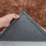 韩国丝短毛亮丝地毯沙发地毯 客厅纯色茶几地毯卧室床边定做地毯