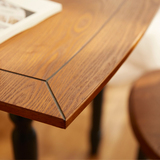 是经济型提供简单安装工具小户型实木餐桌折叠伸缩餐桌椅组合