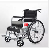 老年人轮子椅车带坐便器轮子椅折叠老人手推代步车和互邦轮子椅