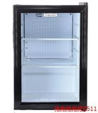 2016冷藏展示柜 玻璃门留样柜 食品储存保鲜柜 家用冷藏冰箱62L