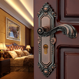 高档欧式房门锁卧室三件套室内门锁套装房间静音门锁实木门机械锁