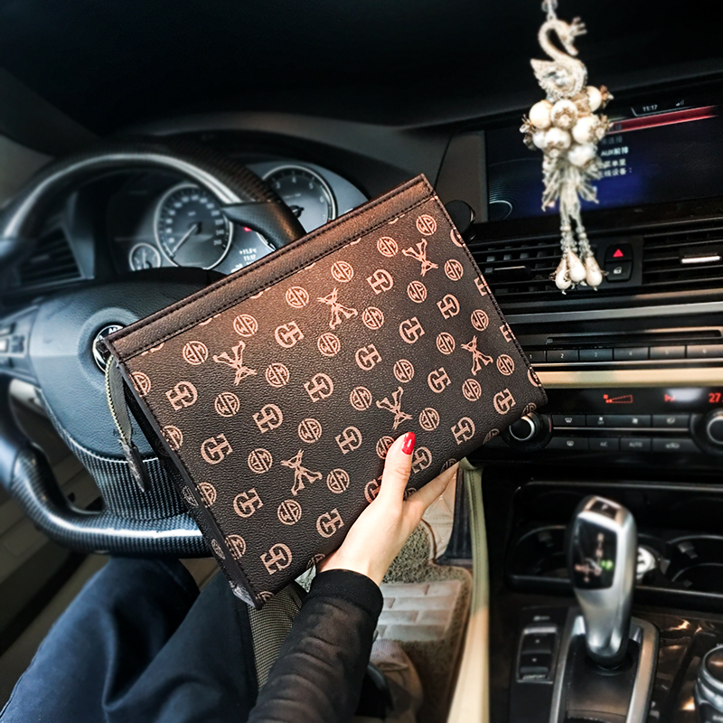 Hong Kong men hand bag classic business casual handbag new envelope bag trend hand bag bag