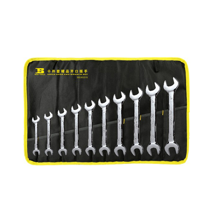 Persian metric double-open wrench set 8 pieces 10 pieces 12 pieces BS383308 BS383310 BS383312