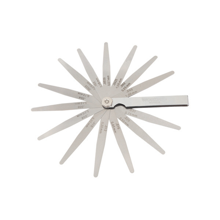 Steel shield tool 14-piece set of male english stopper thick thin gauge 0.05-1mm S070014