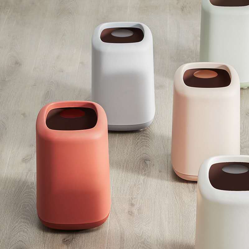 Deer Nordic trash cans home living room sanitary bedroom kitchen double-decker covered paper basket office pick-up bucket