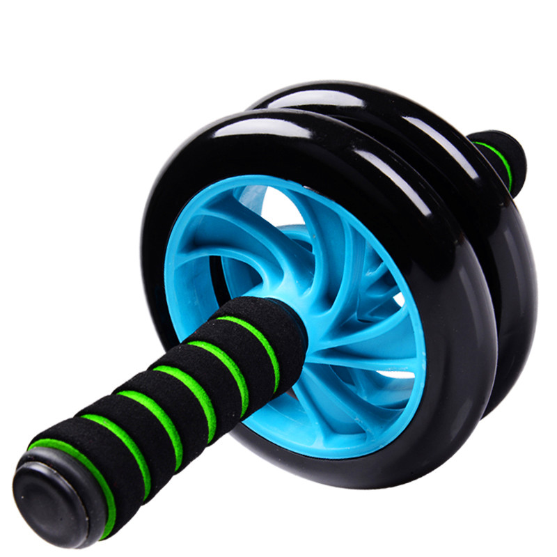 Xinding double-wheeled mute Wang Jianjian belly wheel to receive abdominal thin abs wheel belly wheel belly roller express