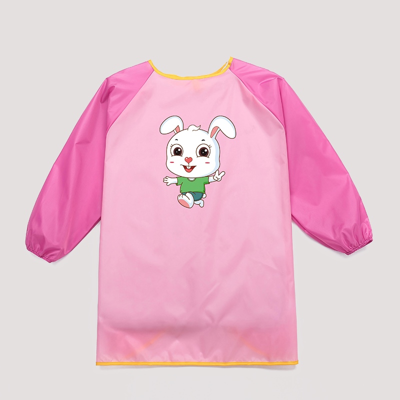 Childrens hoods anti-clothing baby eating clothes waterproof protective protective jacket aprons big children painting painting clothes light breathable