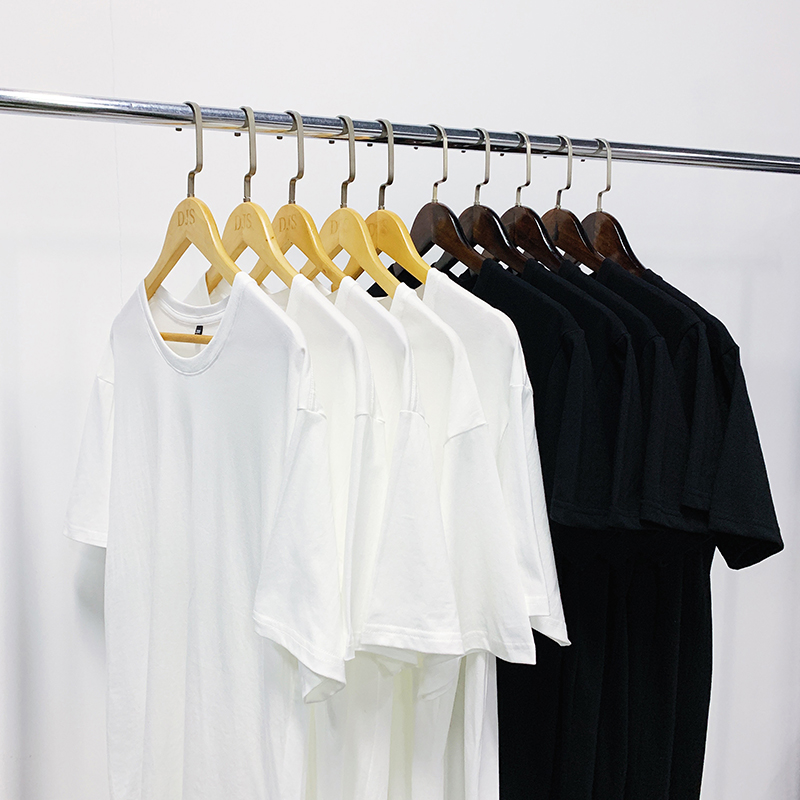 Short-sleeved t-shirt mens undershirt white Xinjiang cotton summer 2021 new ins tide brand hundred half-sleeve loose