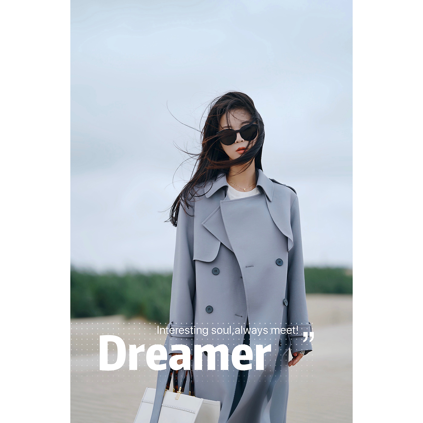 Liseyens new spring 2021 womens small coat features a long thicker coat