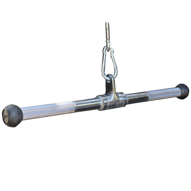High pull-down handle 52 cm straight rod turn ring 360 degrees rotation big bird lever sitting rowing pull rod