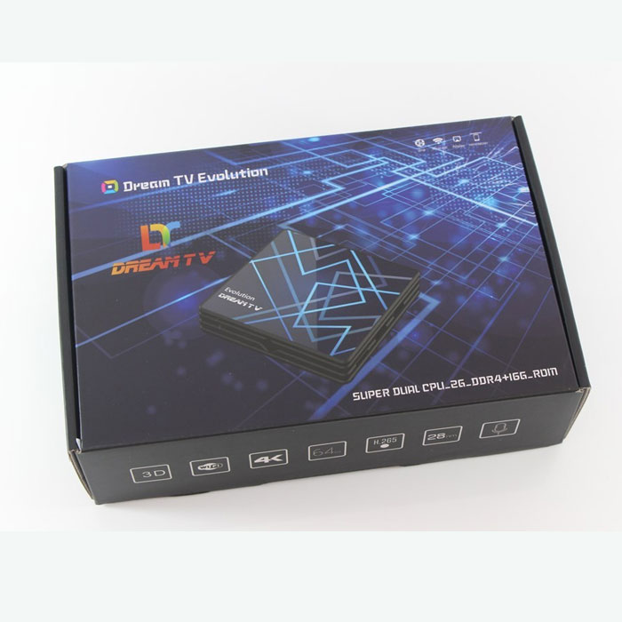 5Cgo Dream TV 3nd Generation Dual CPU 2-16G HDR Quality 4K Network TV Box made in Taiwan