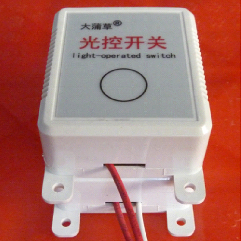 Time-controlled switch Light-sensing switch Time-controlled switch (DC12V fixed power on for 6 hours per night)